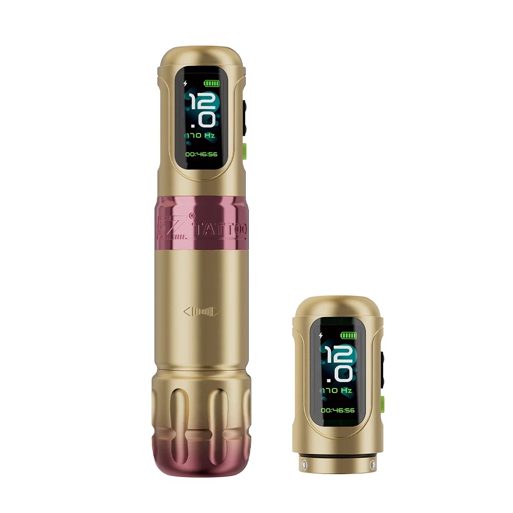 Pen Inalambrica P6 Turbo - Stroke Ajustable 1.0-5.0mm - Direct Drive - 2 BATERÍAS - By EZ - Imagen 3