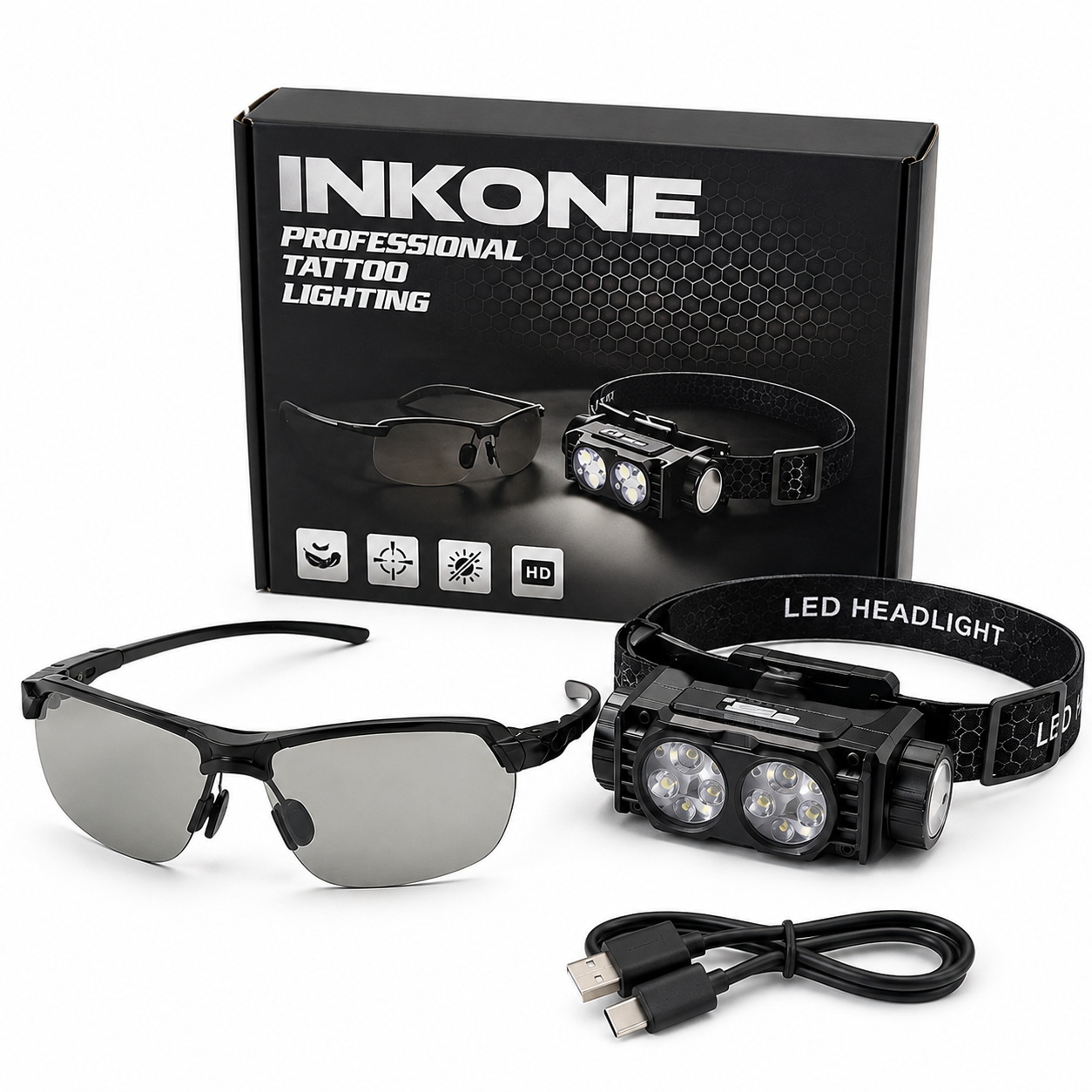 Kit profesional lentes polarizados marca INKONE