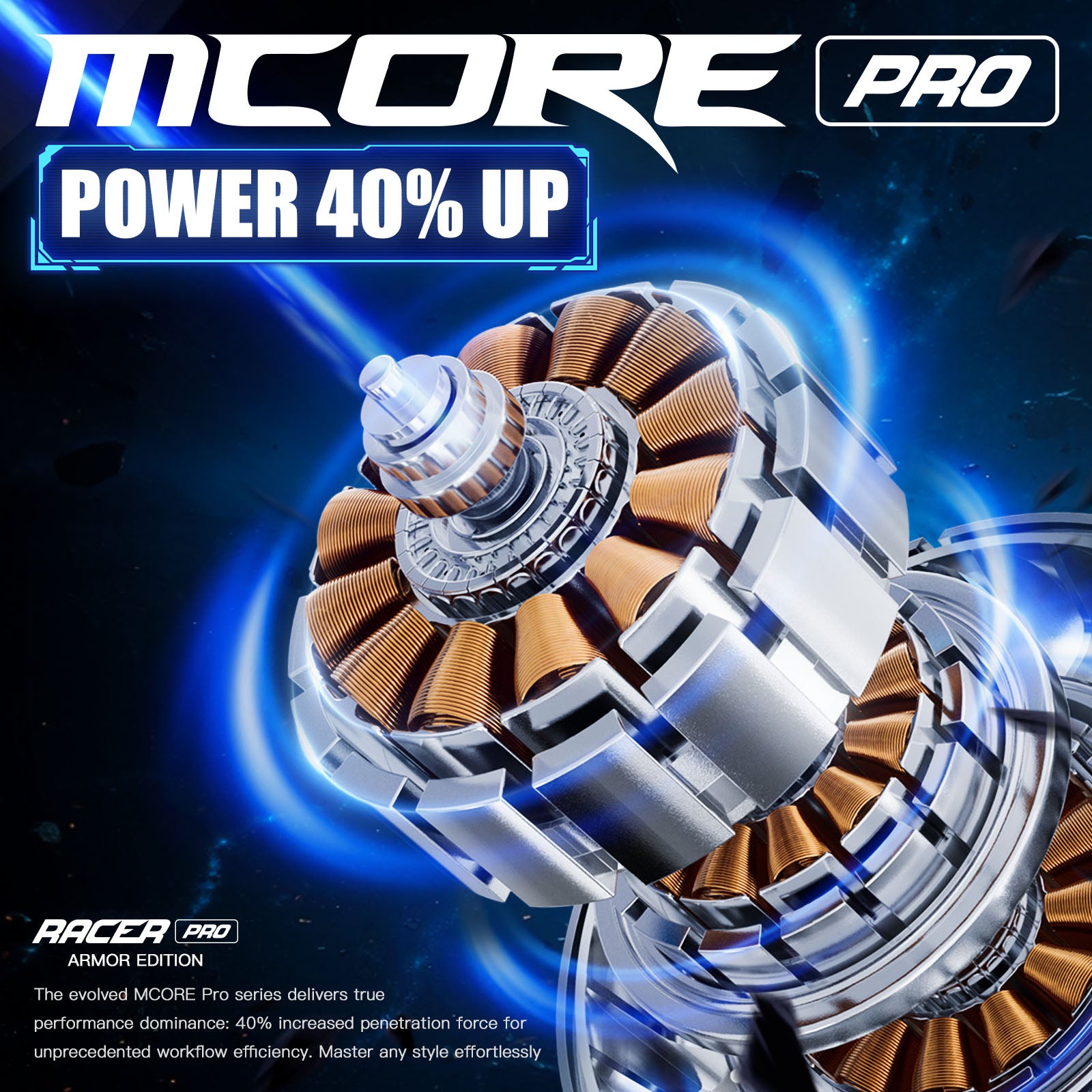Pen Inalambrica Mast Racer Pro Armor Edition - Stroke 4.2mm - Motor Mcore Pro - 2 Baterias - By Mast - Imagen 6