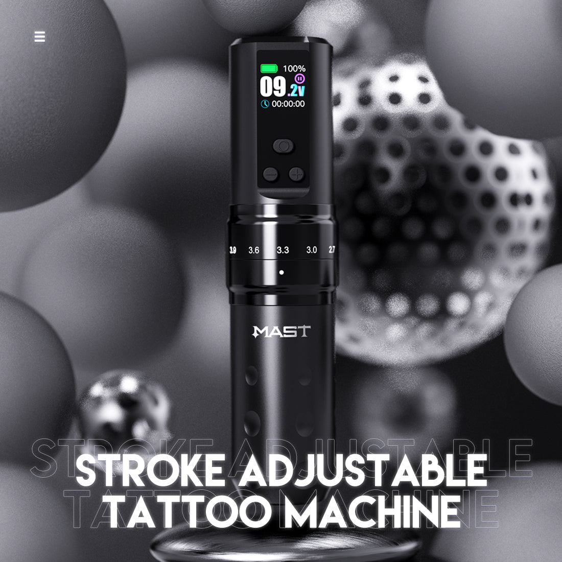 Pen Inalambrica Mast Fold2 Pro - Stroke Ajustable 2.4-4.2mm - 1 Bateria - By Mast - Imagen 2