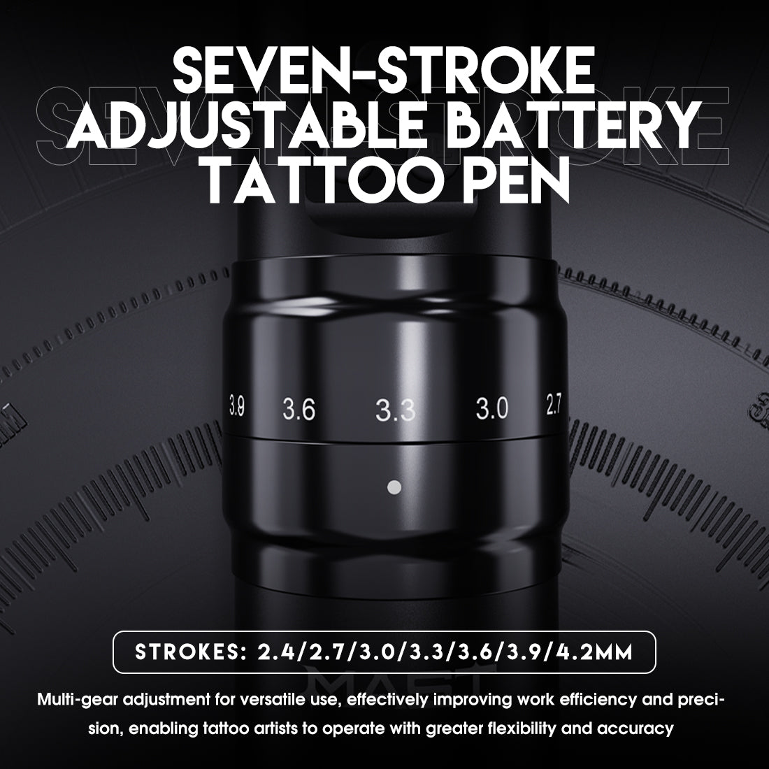 Pen Inalambrica Mast Fold2 Pro - Stroke Ajustable 2.4-4.2mm - 1 Bateria - By Mast - Imagen 4